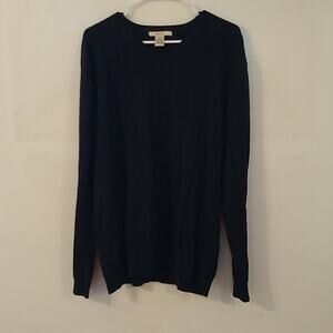 Merona Men's Size XL Silk blend black sweater Vintage